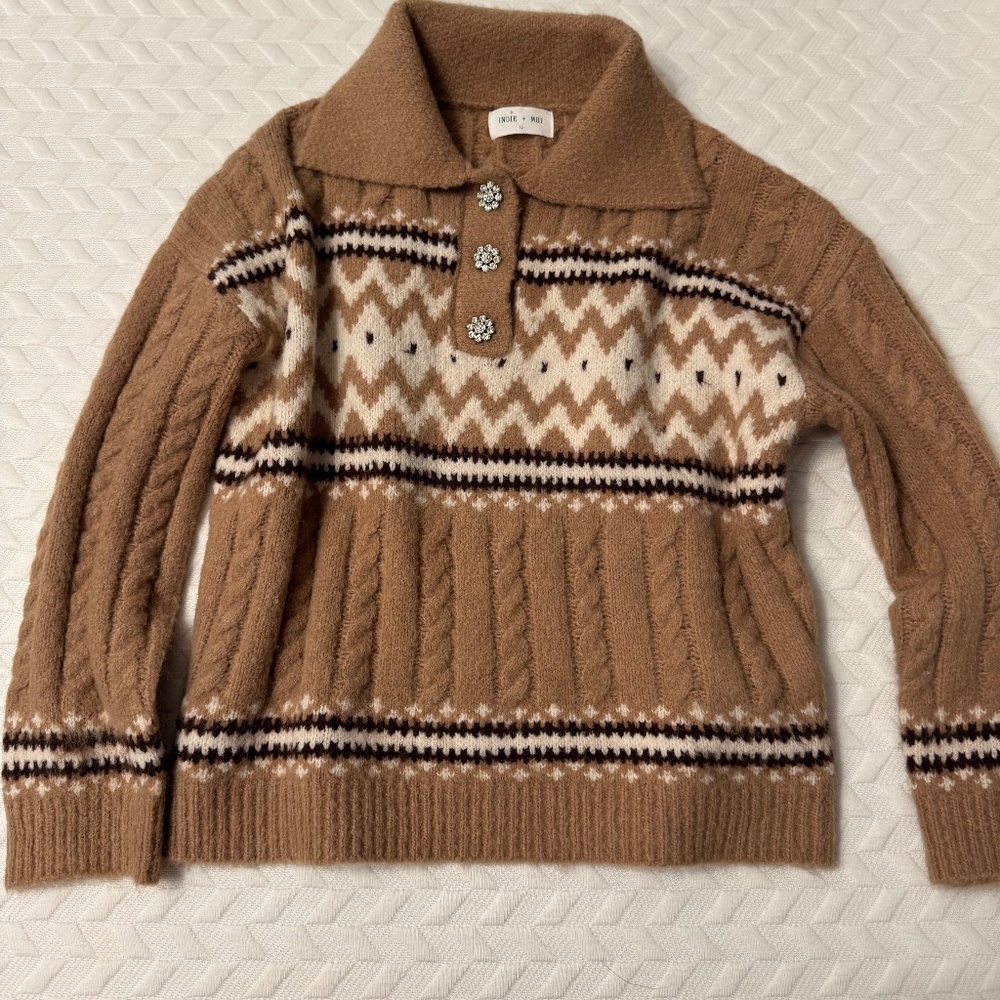 Simon’s Indie + Moi Fair Isle Sweater